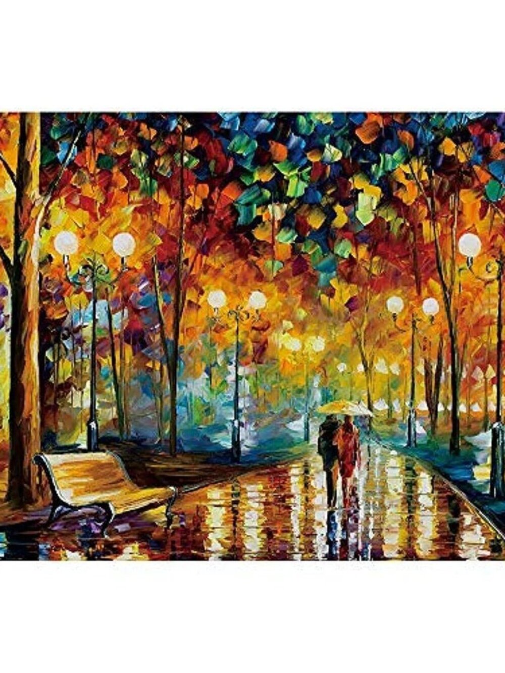 Ingooood Rainy Night Walk 1000 Piece Puzzle - SEALED